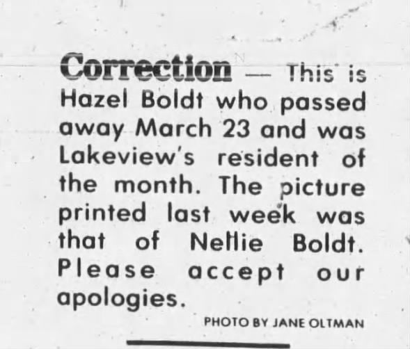 Clipping from Beatrice Daily Sun